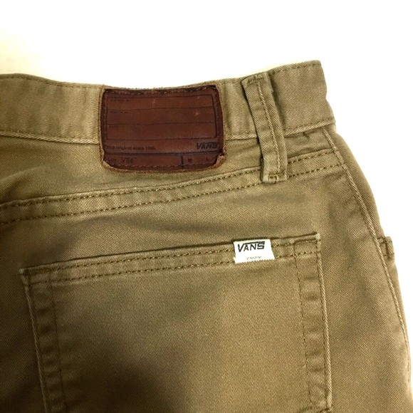 VANS Men's Chino Shorts Cut Off Brown Custom Made For Anthony Van Engelen Sz 30 - Picture 3 of 10